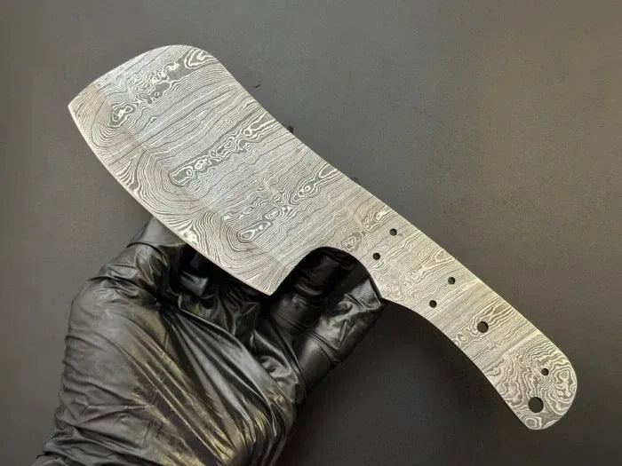 Hand Forged Meat Cleaver Knife | Bushcraft Blank Blade – HB15 - Jayger