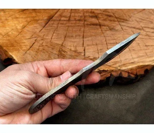 Hand Forged Damascus Steel Tracker Knife Blank – B11 - Jayger