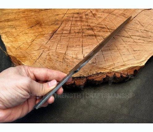 Hand Forged Damascus Steel Throwing Knife Blank – B15 - Jayger