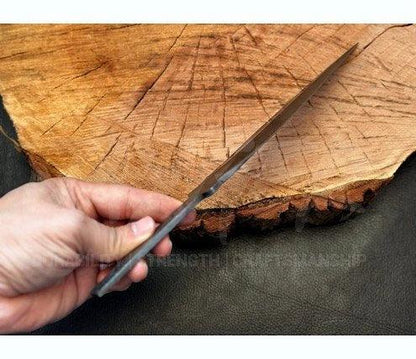 Hand Forged Damascus Steel Throwing Knife Blank – B15 - Jayger