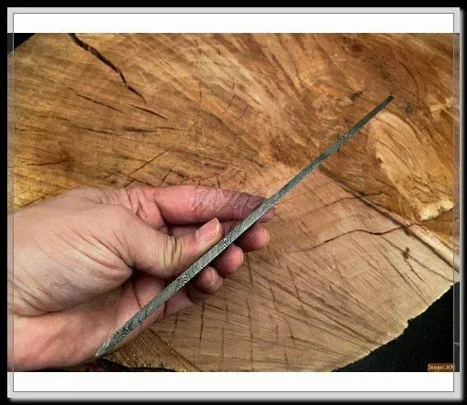Handmade Damascus Steel Tanto Knife Blade Blank – B19 - Jayger
