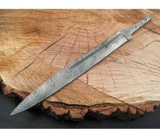 Handmade Scottish Dirk Blank Blade Damascus Steel – b275 - Jayger