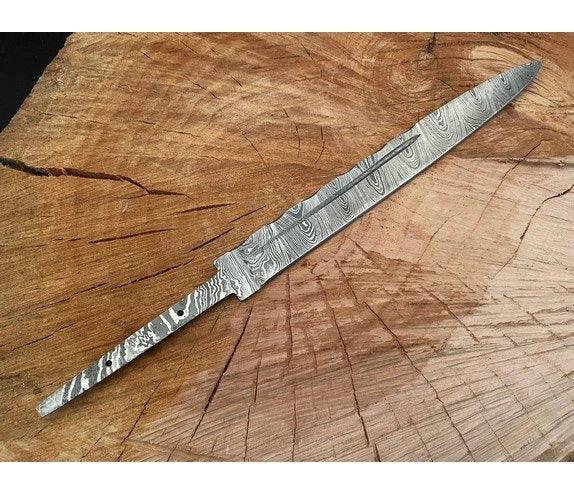 Handmade Scottish Dirk Blank Blade Damascus Steel – b275 - Jayger