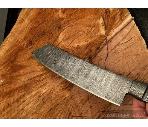 Handmade Damascus Steel Knife blade-Chef Blank Blade-Heat Treated - Jayger