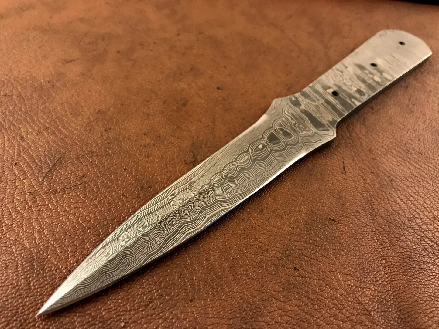 Hand Forged Damascus Steel Dagger Knife Blade – B36 - Jayger