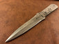 Hand Forged Damascus Steel Dagger Knife Blade – B36 - Jayger