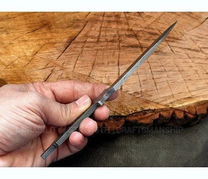 Hand Forged Damascus Steel Hunting Knife Blank – B4 - Jayger