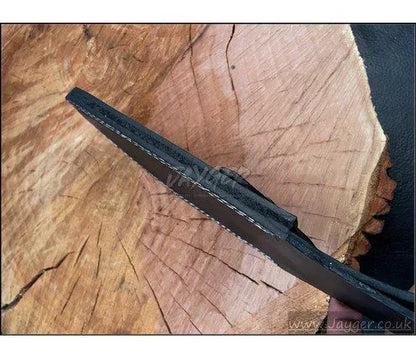 Leather Sheath For Fixed Blade Knife With Belt Loop – BGS2 - Jayger