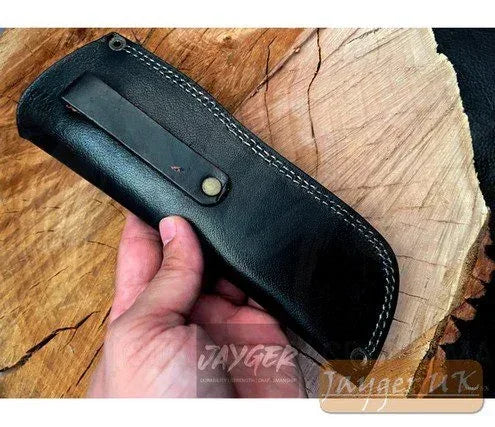 Custom Made Fixed Blade Knife Leather Sheath – BGS6 - Jayger