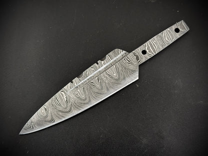 Hand Forged Sgian Dubh Knife Blank – B6 - Jayger