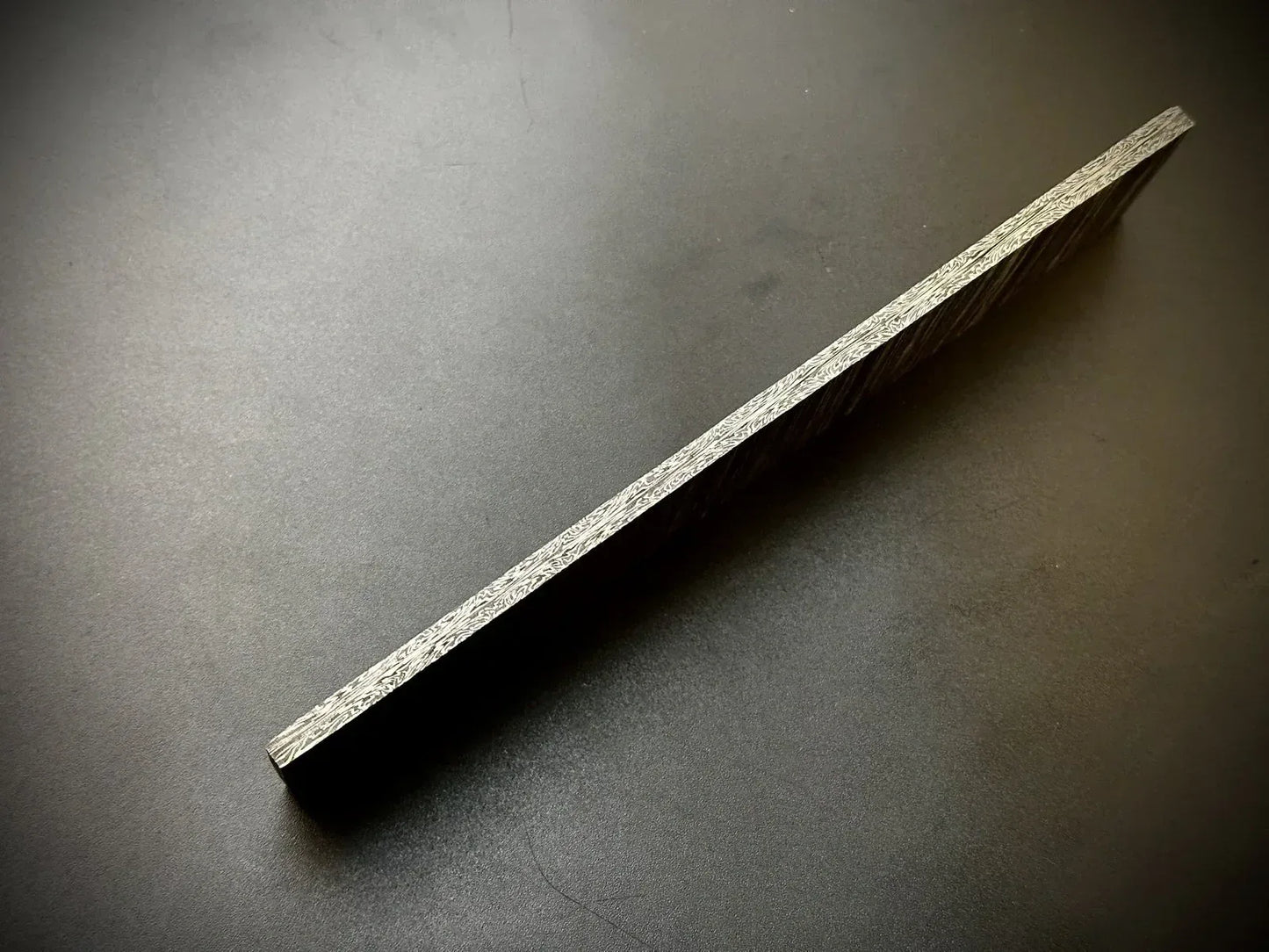 Damascus Steel Billet Hand Forged By Jayger | Pattern Raindrop - Jayger