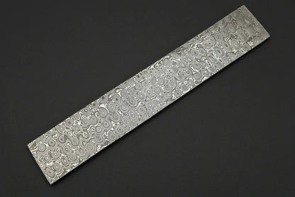 Damascus Steel Billet Hand Forged By Jayger | Pattern Raindrop - Jayger
