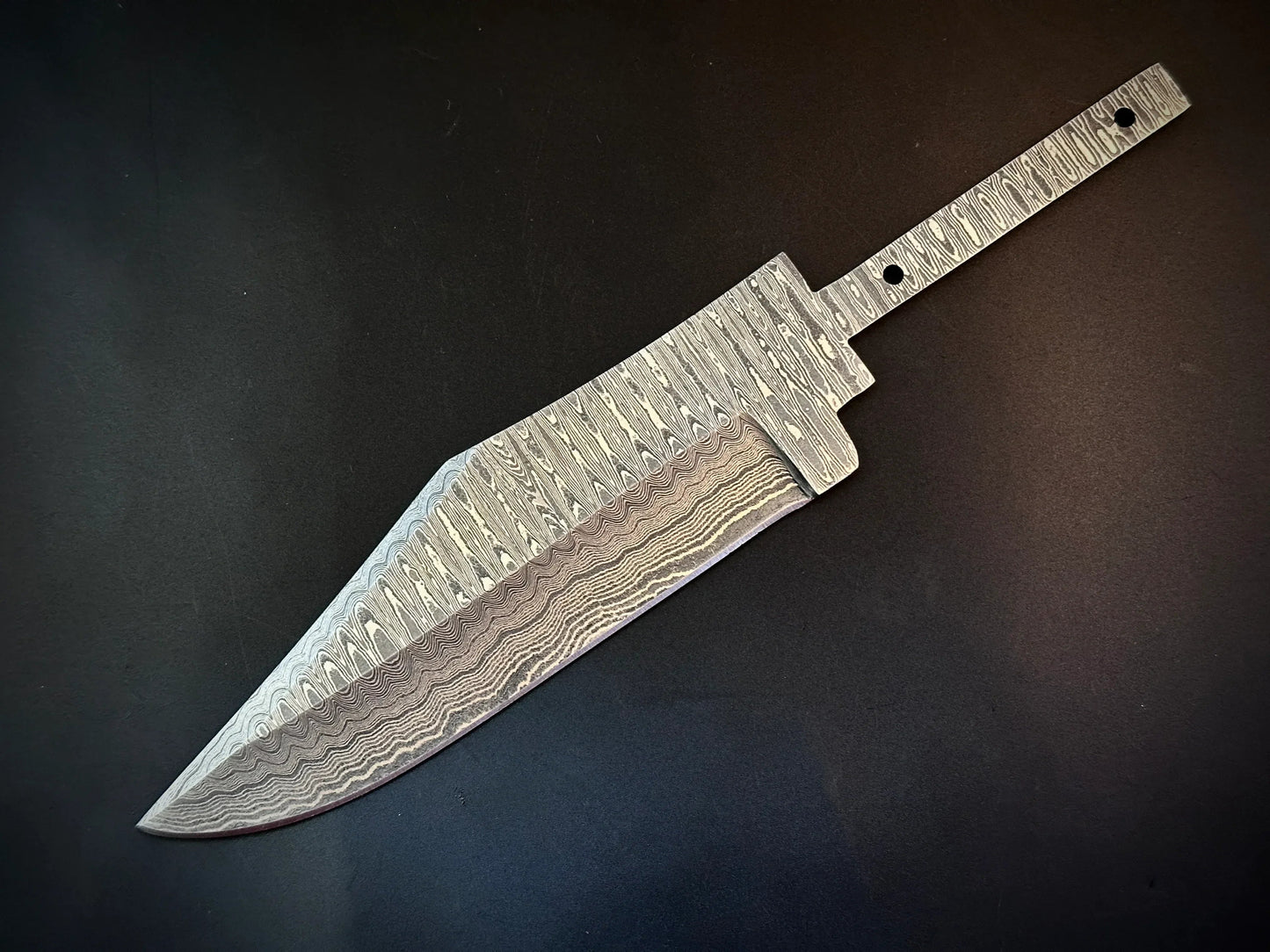 Handmade Damascus Steel Hidden Tang Blank Blade – B35 - Jayger
