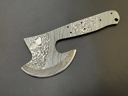 Hand Forged Damascus Cleaver | Hatchet Blank Blade – HB12 - Jayger