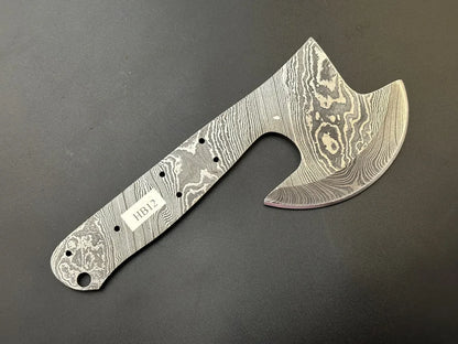 Hand Forged Damascus Cleaver | Hatchet Blank Blade – HB12 - Jayger
