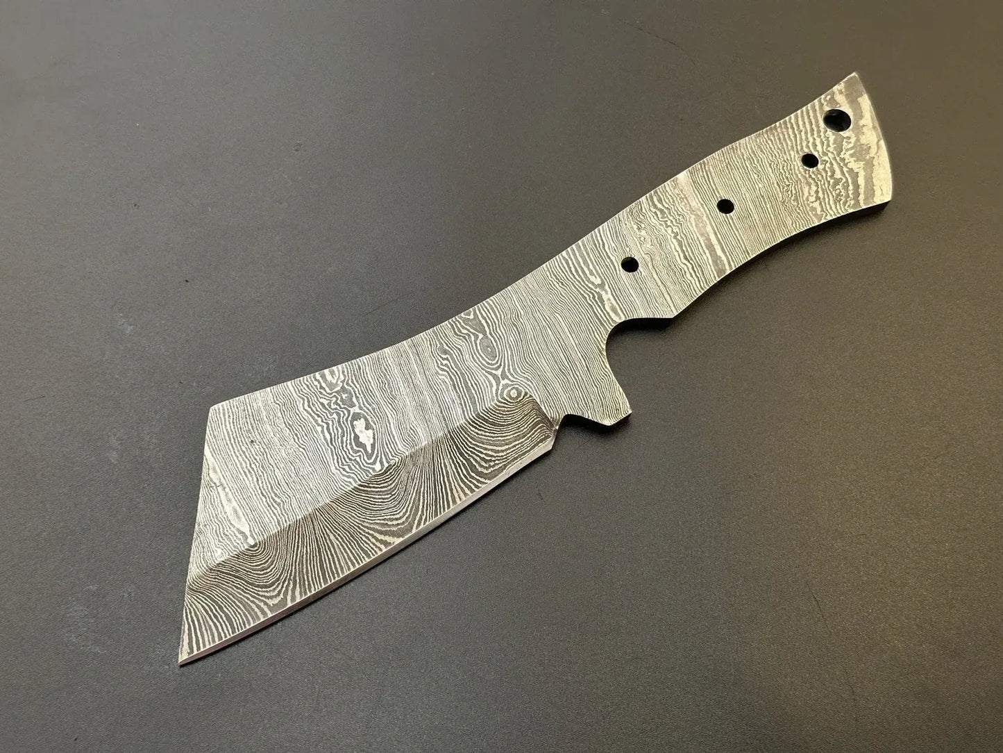Hand Forged Damascus Mini Meat Cleaver Knife Blank Blade – HB18 - Jayger