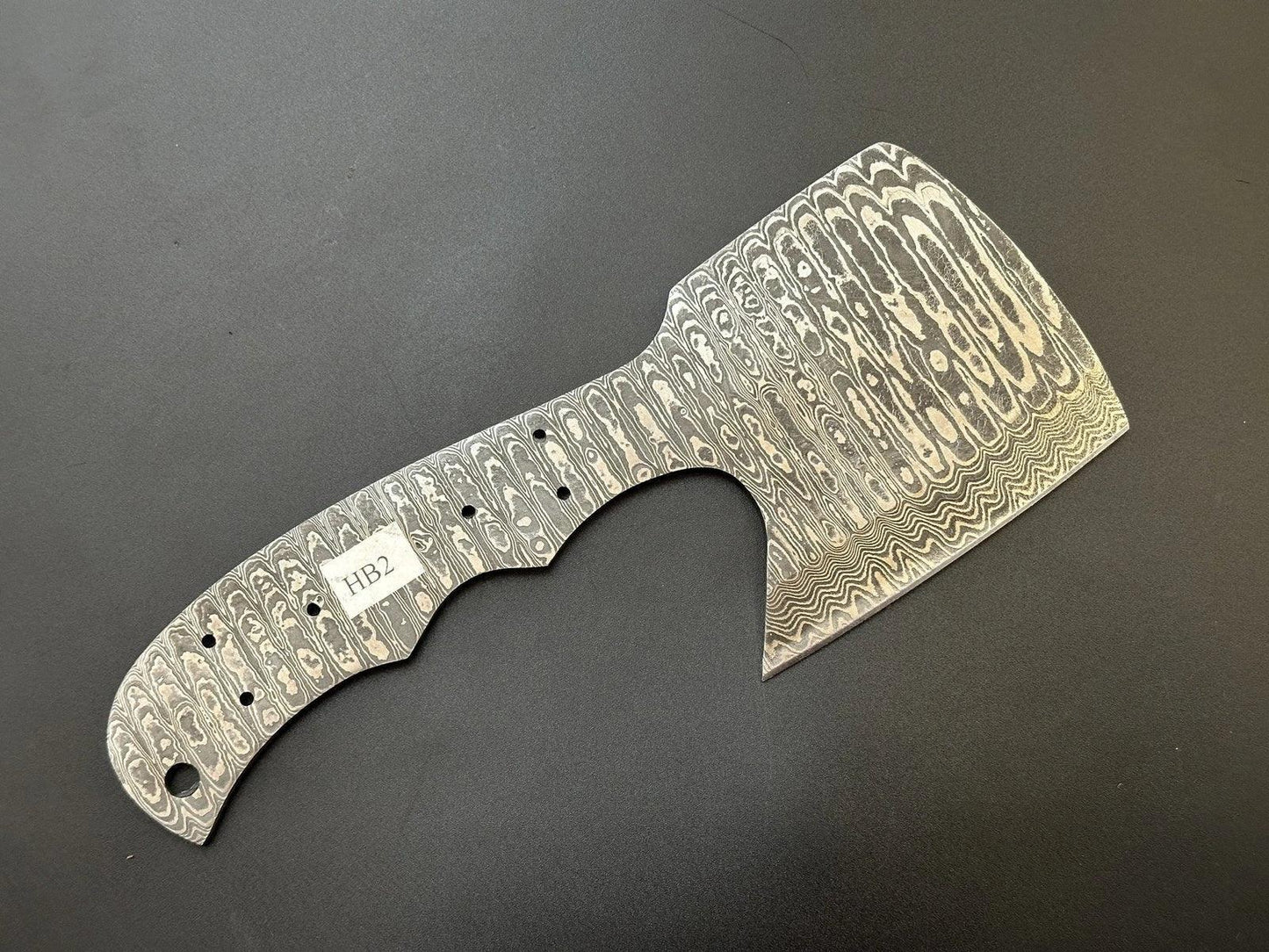 Handmade Damascus Steel Cleaver Knife Blank Blade – HB2 - Jayger