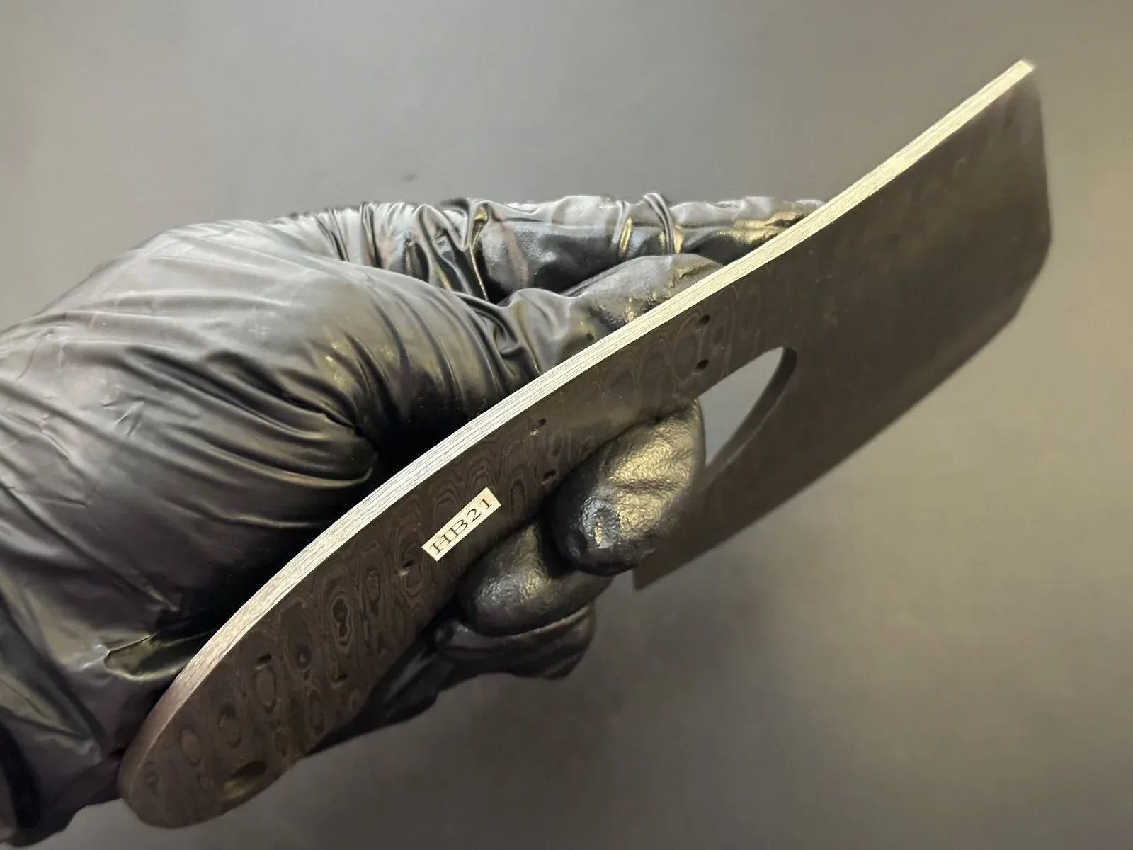Damascus Steel Meat Cleaver | Bushcraft Knife Blank Blade – HB21 - Jayger