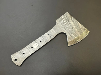 Handmade Damascus Steel Cleaver | Hatchet Blank Blade – HB6 - Jayger