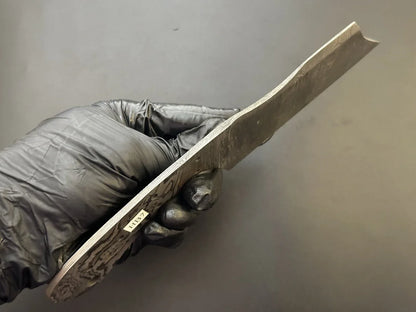 Hand Forged Damascus Steel Bushcraft Knife Blank Blade – HB7 - Jayger