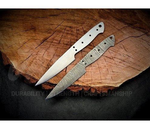 Handmade Damascus Kitchen Paring Knife Blank – K3 - Jayger