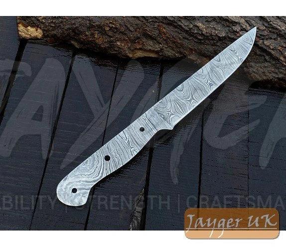 Handmade Damascus Kitchen Steak Knife Blank – K10 - Jayger