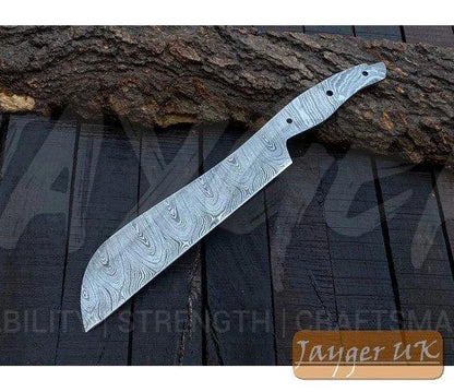 Handmade Damascus Steel Kitchen Santoku Knife Blank – K12 - Jayger