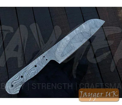 Handmade Kitchen Santoku Knife Blank – K13 - Jayger