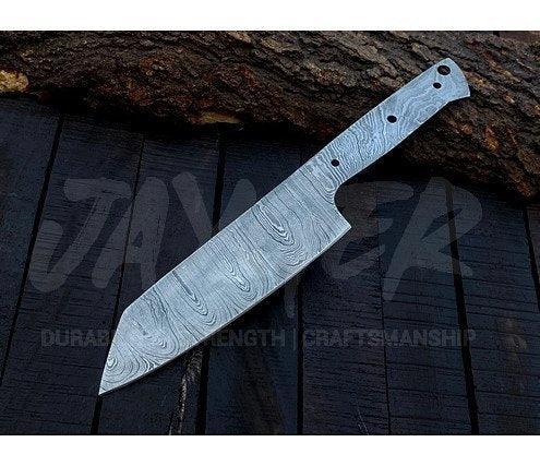 Damascus Steel Chef Slicer Knife Blank Blade – K18 - Jayger