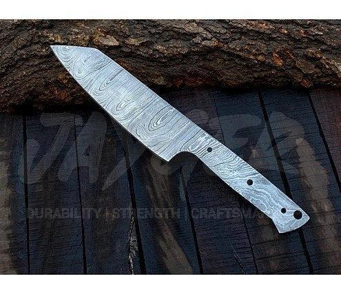 Damascus Steel Chef Slicer Knife Blank Blade – K18 - Jayger