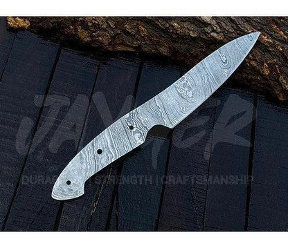Damascus Steel Vegetable Cutting Knife Blank – K19 - Jayger
