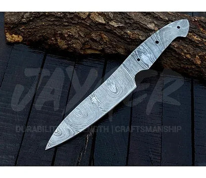 Damascus Steel Vegetable Cutting Knife Blank – K19 - Jayger