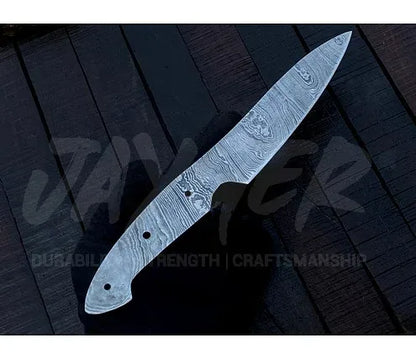 Damascus Steel Vegetable Cutting Knife Blank – K19 - Jayger