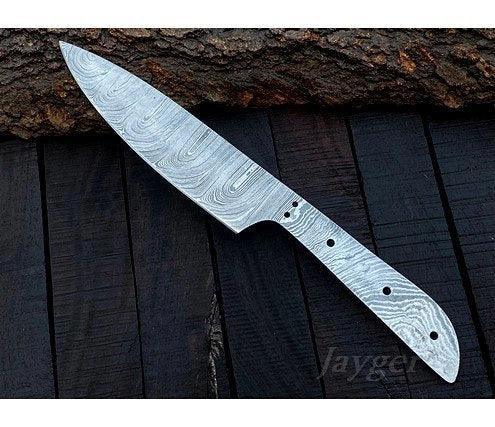 Damascus Steel Utility Knife Blade Blank – K7 - Jayger
