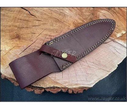 Natural Leather Sheath For Fixed Blade Knife - Jayger