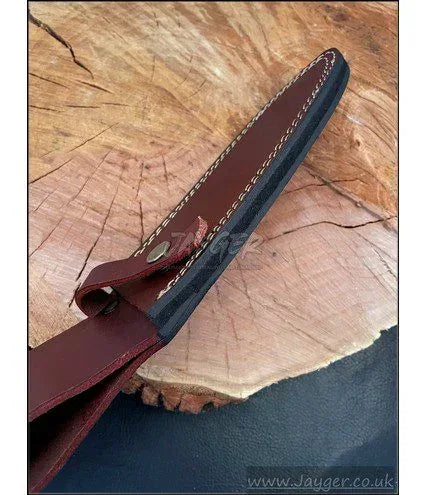 Natural Leather Sheath For Fixed Blade Knife - Jayger
