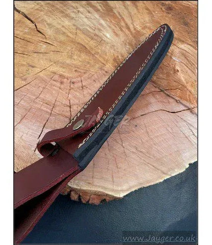 Natural Leather Sheath For Fixed Blade Knife - Jayger