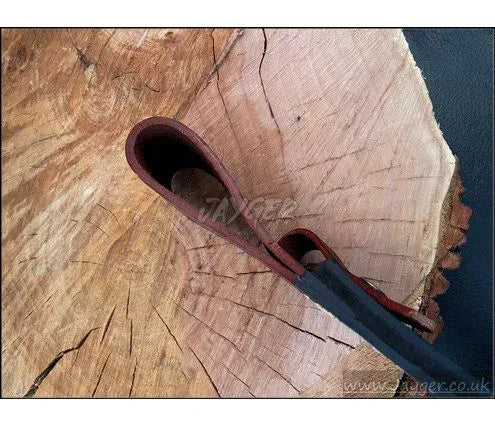 Natural Leather Sheath For Fixed Blade Knife - Jayger