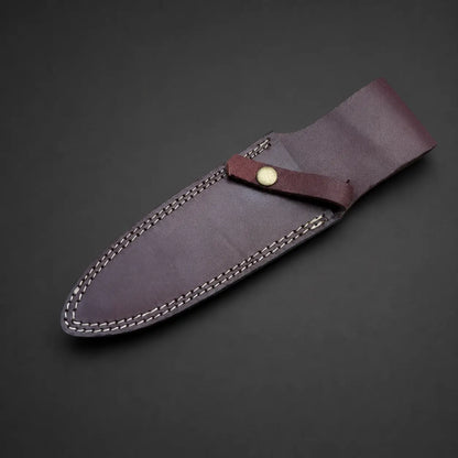 Natural Leather Sheath For Fixed Blade Knife