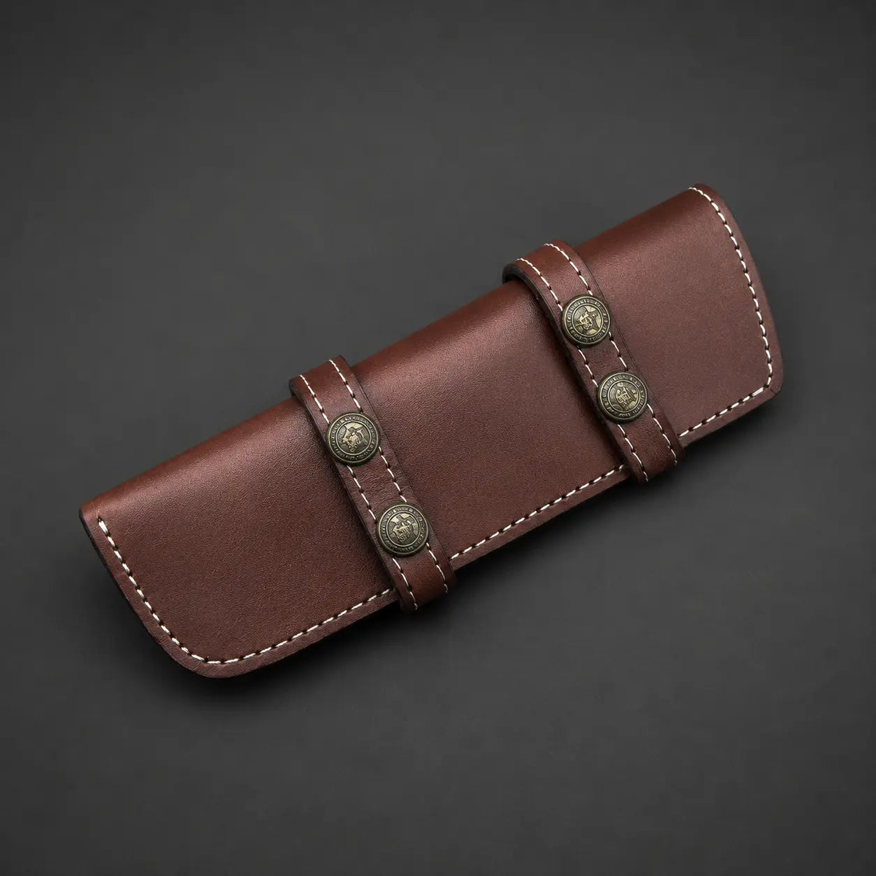 Hand Stich Natural Leather Sheath For Fixed Blade Knife