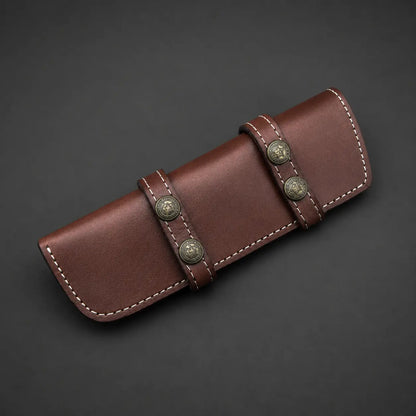 Hand Stich Natural Leather Sheath For Fixed Blade Knife