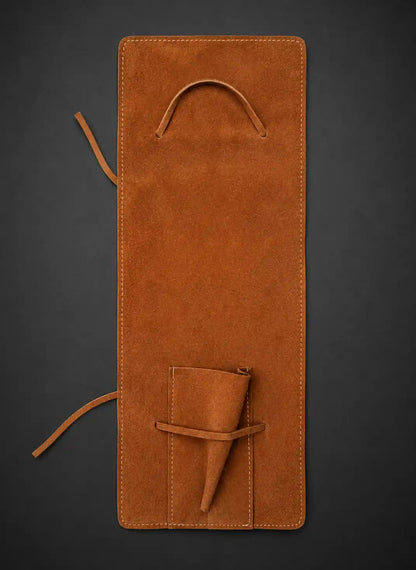 Handmade Leather Knife Roll – Single Pocket | 38 x 17 cm