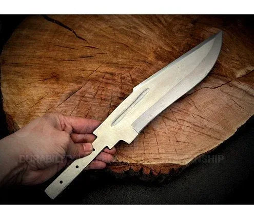 Handmade Bowie Knife Blank Blade – SD7 - Jayger