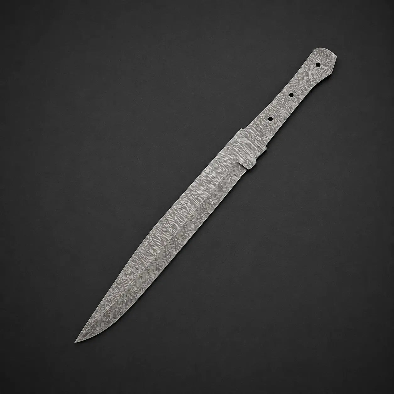 Handmade Damascus Steel Bowie Knife Blank Blade – SD5
