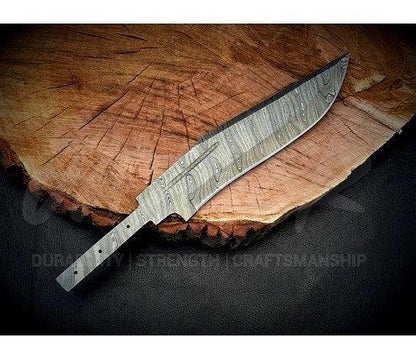 Handmade Bowie Knife Blank Blade – SD7 - Jayger