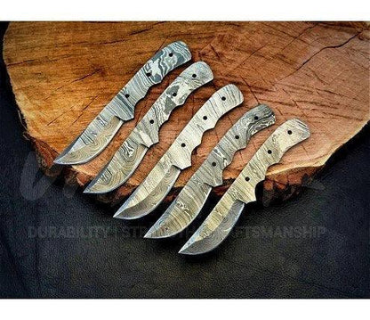 Damascus Steel Hunting Knife Blanks – B17 - Jayger
