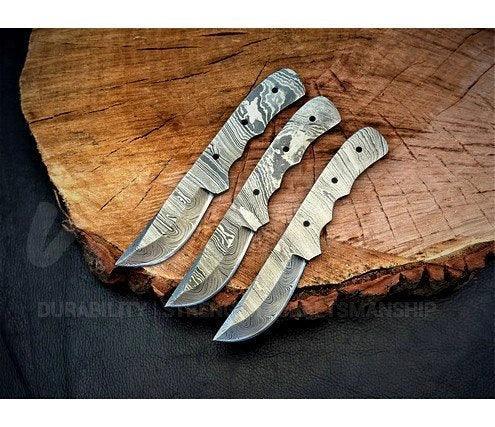 Damascus Steel Hunting Knife Blanks – B17 - Jayger