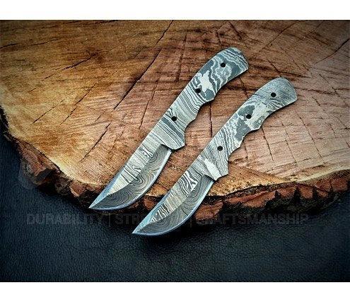 Damascus Steel Hunting Knife Blanks – B17 - Jayger