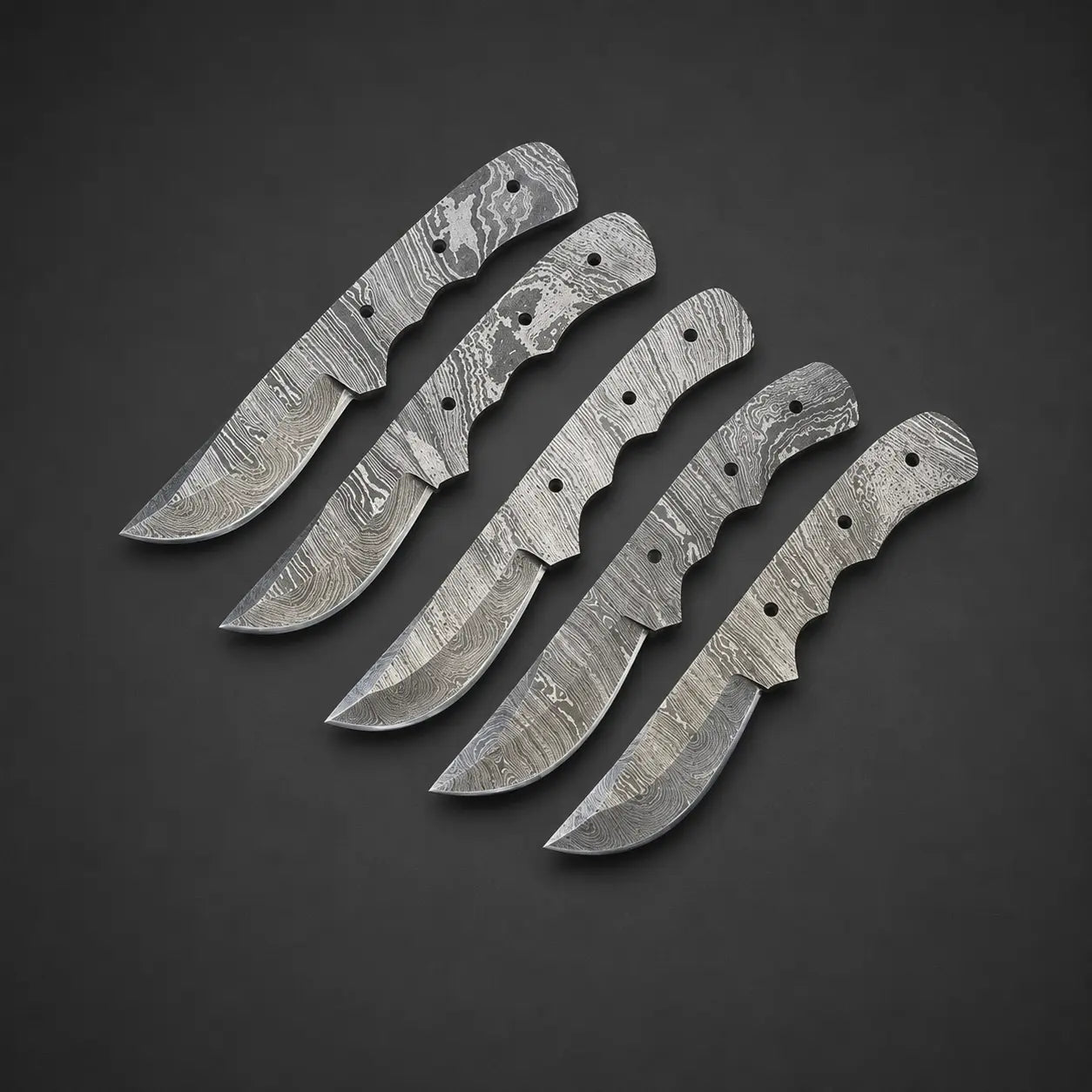 Damascus Steel Hunting Knife Blanks – B17
