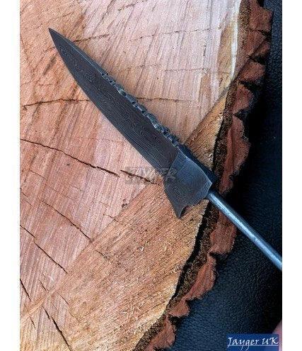 Bavarian Integral Damascus Blade Blank – One-Piece Hand-Forged - Jayger